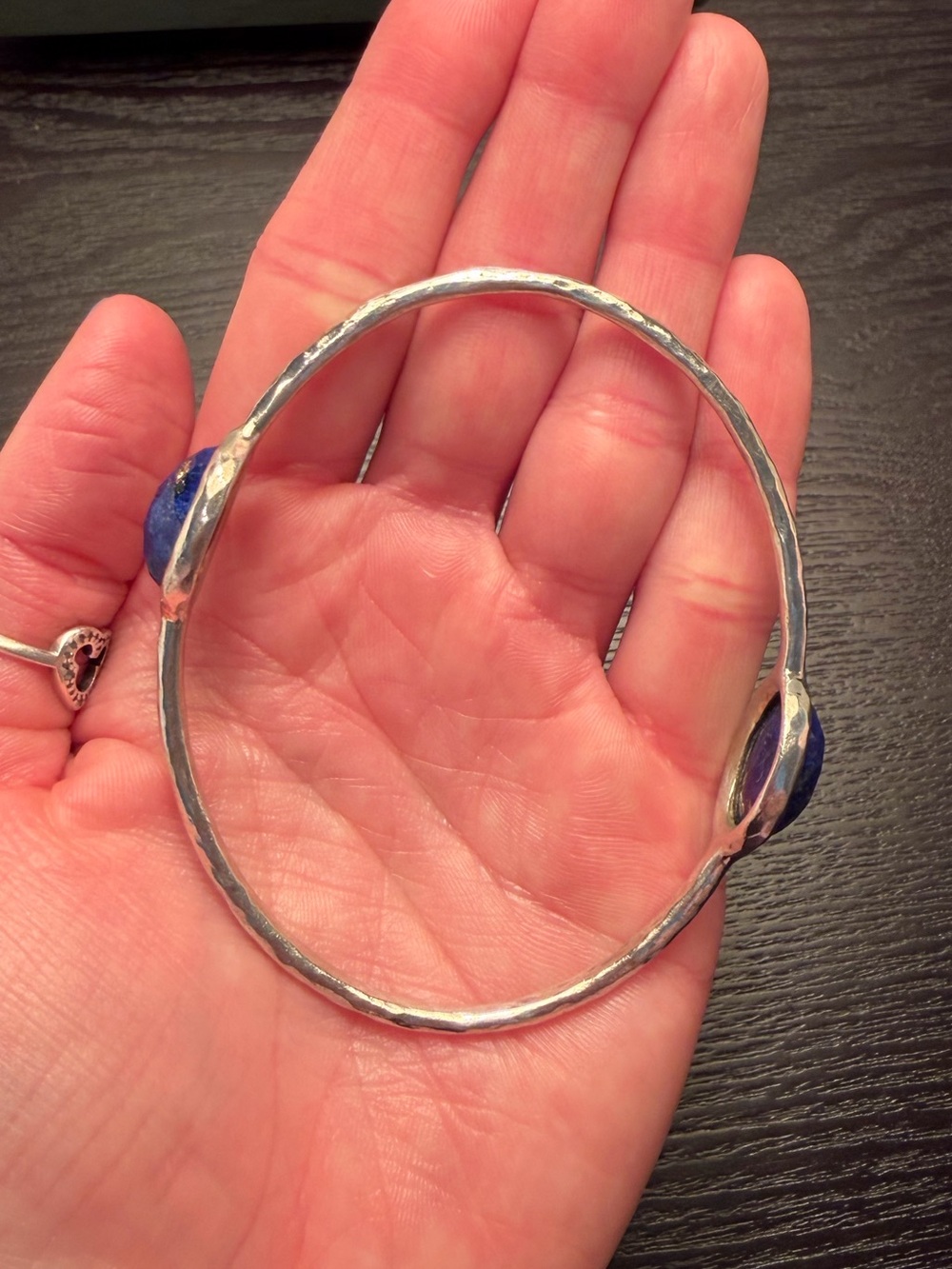 Ippolita sterling silver 2 large stone bangle - Picture 2 of 7
